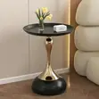 Unique Side Table - Black and White - 2