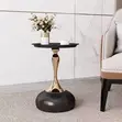 Unique Side Table - Black and White - 3