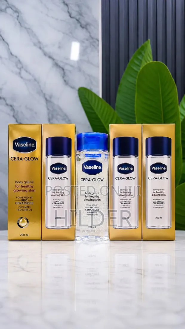 Vaseline CeraVe Glow Body Oil 250ml - 1