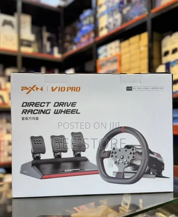 PXN V10 Pro Direct Drive Racing Wheel (PC, PS4, Xbox) - 1