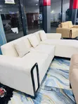 Sofa la L-Shape Jipya - Rangi ya Cream - 1