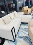 Sofa la L-Shape Jipya - Rangi ya Cream - 2