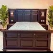 Classic Bed with Bedside Tables - 1