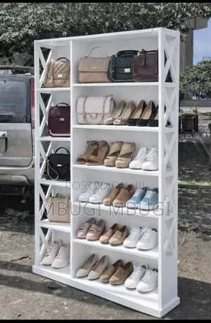Wood-Mode Shoe Rack / Dressing Table