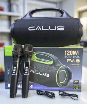 Calus Boombox 4 Portable Speaker with 2 Microphones