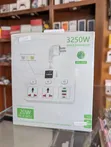 2-Port Power Socket with 2 USB-C & 2 USB-A Charger - 2