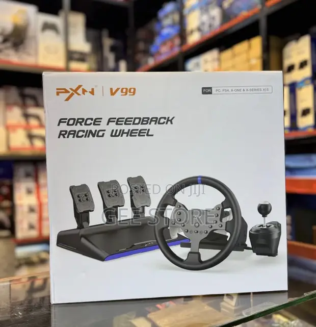 PXN V99 Force Feedback Racing Wheel - 1