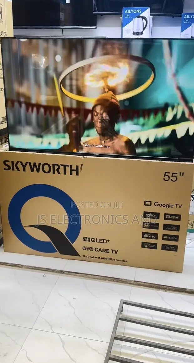 Skyworth 55" QLED Google Smart TV - 1