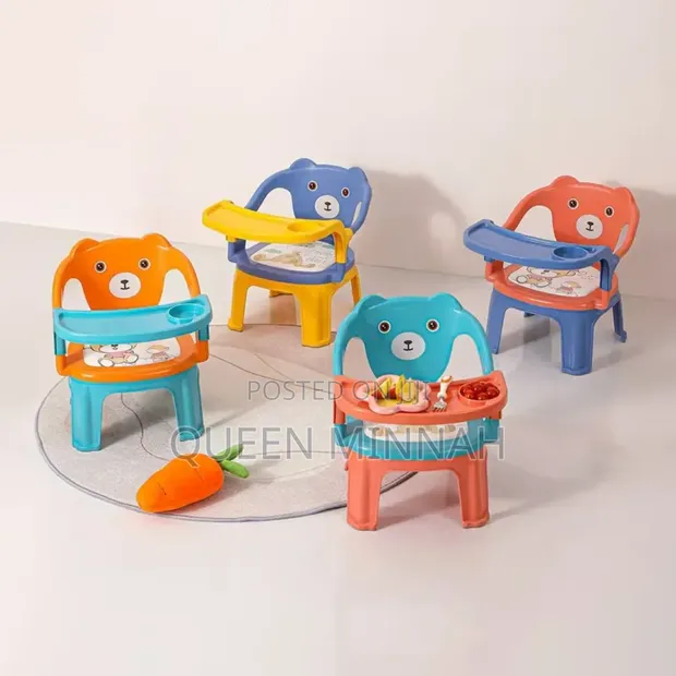 Cute Cartoon Animal Baby Dining Training Chair - 1