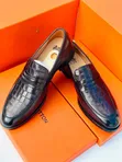 Brown Annax Men's Leather Shoes - 3