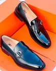 Classic Anax Black Leather Shoes - 1