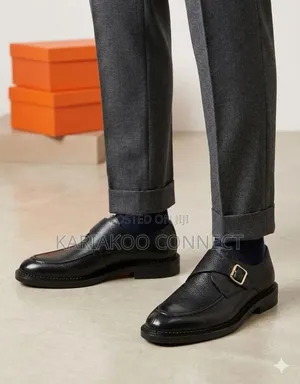 J.M. Weston Black Leather Shoes