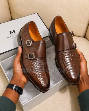 New Brown Leather Men's Shoes