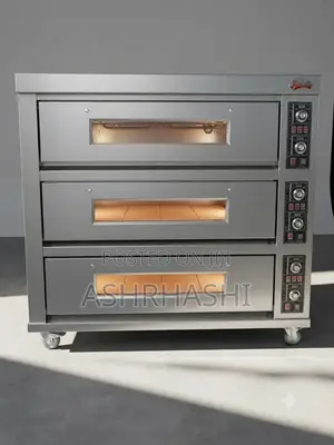 Gadali 3-Deck 9-Tray Commercial Baking Oven