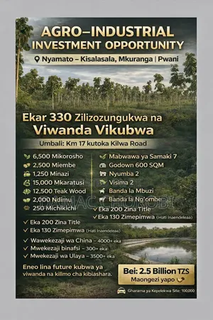 Large 200 Acre Farm for Sale in Mkuranga