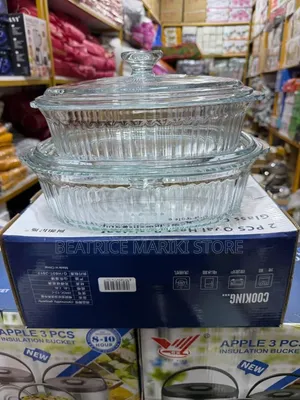 Oval Glass Saving Dishes (Set of 2)