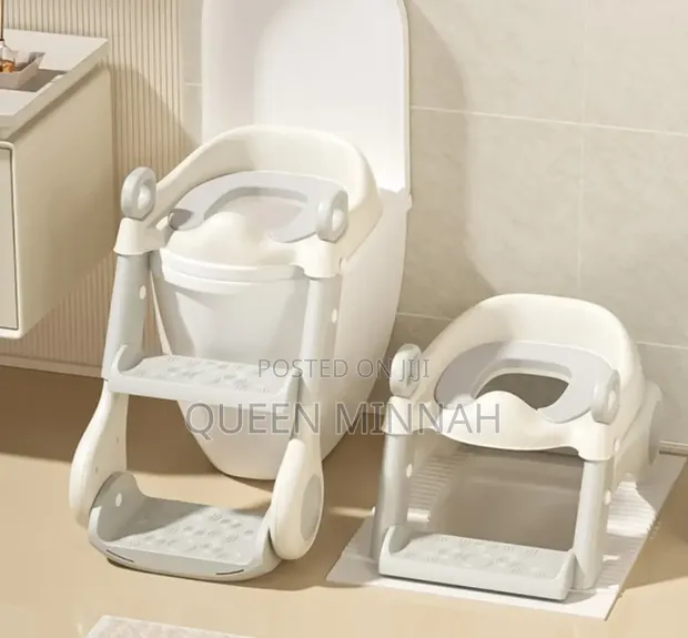 Kiti cha Choo cha Mtoto Kinachobadilika na Mfumo wa Potty - 1