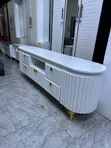 Skyline Furniture TV Stand with 4 Drawers - 1