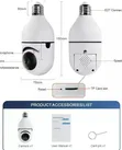 Kamera ya CCTV ya Balbu Mpya - Wireless WiFi - 3