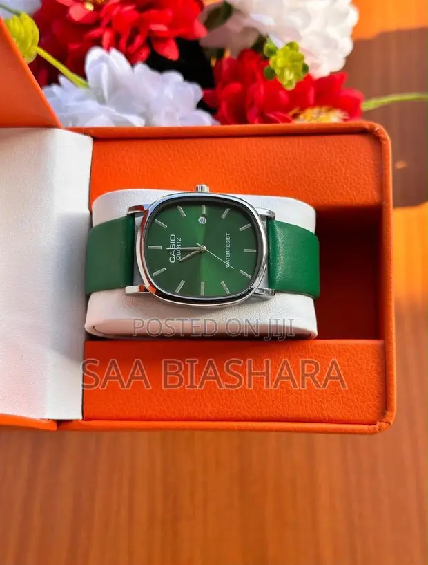 Emerald Green Casio Quartz Watch - 1