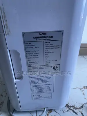 Zafro Dehumidifier (Model OL20D-D30B)