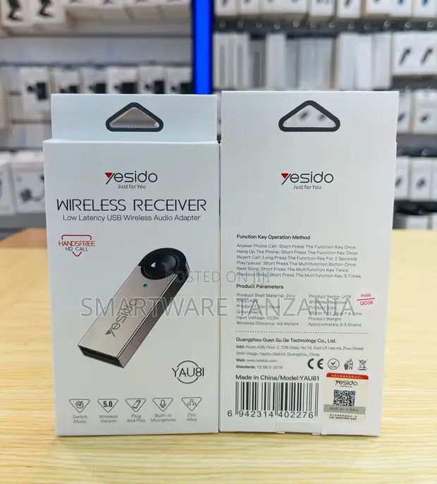Yesido Wireless Audio Receiver USB Adapter - 1