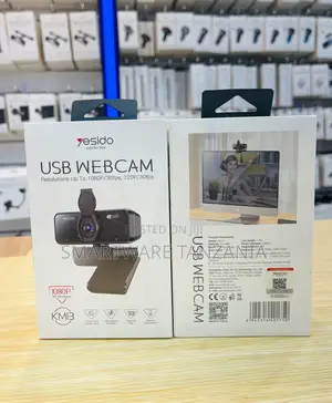 Yesido USB Webcam 1080p/720p na Maikrofoni Iliyojengwa Ndani