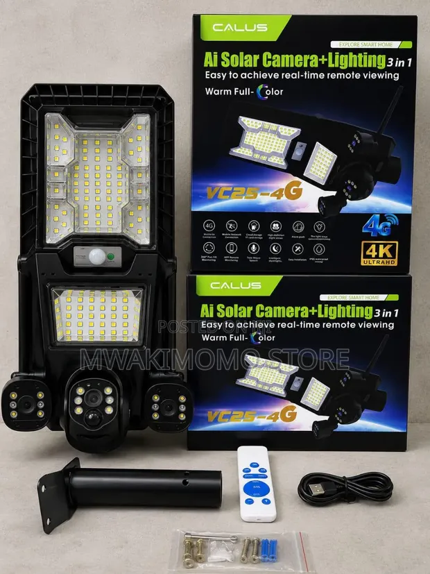 Kamera ya Calus Solar 4G na Taa za LED 350W - 1