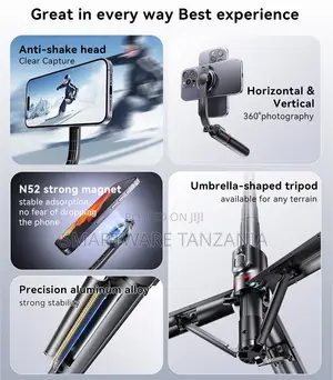 Yesido SF19 Selfie Stick Tripod na N52 Magnet, 105cm