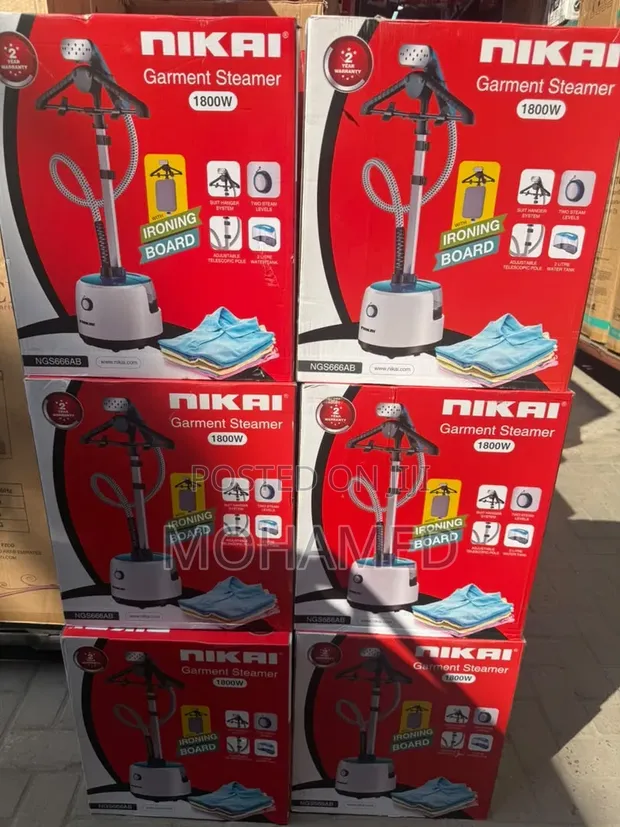 Nikai 1800W Garment Steamer - 1