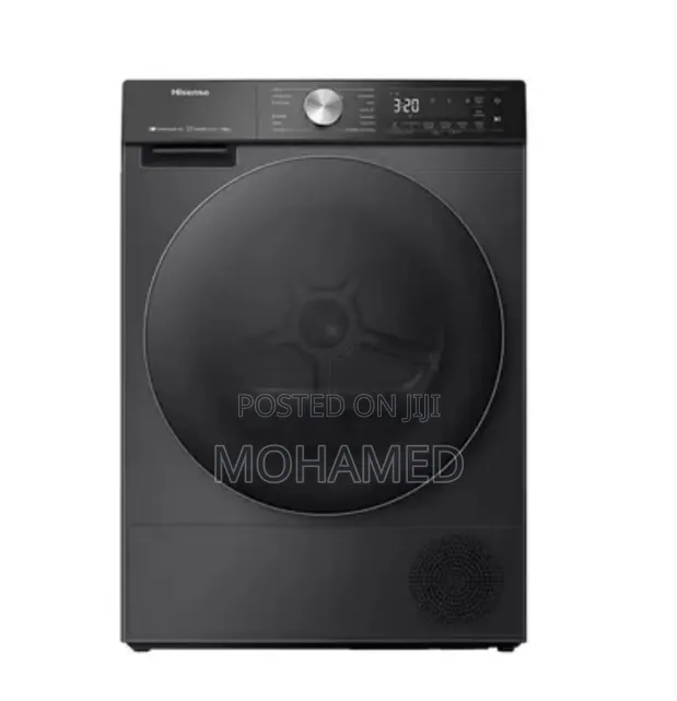 Hisense 10.5kg Premium Heat Pump Dryer Nyeusi DH5S102BB - 1