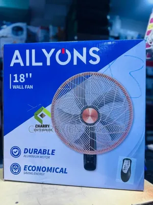 Ailyons 18" Wall Fan yenye Remote
