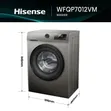 Mashine ya Kufulia Hisense 7Kg Front Loader na Inverter - 1