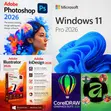 Windows 11 Pro 2026 + Graphics Design Software Installation - 1