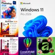 Windows 11 Pro 2026 + Graphics Design Software Installation - 2