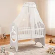 Baby Cot / Next-to-Me Cot with Net - 2