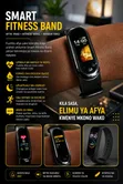 Smart Fitness Watch Band - Black - 2
