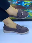 Clarks Women's Leather Loafers - 5