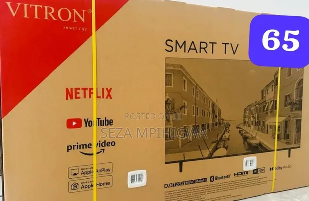 Vitron 65" 4K Smart Frameless TV - 1