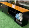 Wood-Mode TV Stand - Brown and Black, Brand New - 1
