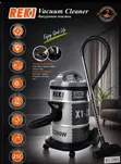Reki Dry and Wet Vacuum Cleaner 25L 3200W - 1