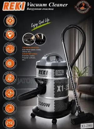 Reki Dry and Wet Vacuum Cleaner 25L 3200W