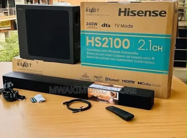 Hisense HS210 Soundbar (240W) - 1