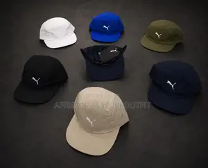 Nike 5 Panel Cap with White Embroidered Pony Logo
