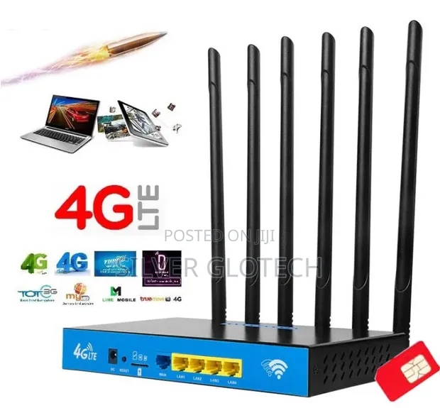 4G Wireless Router 1200Mbps Dual Band, Up to 64 Devices - 1
