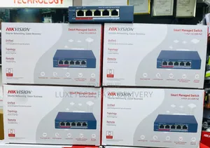 Hikvision 4-Port PoE Smart Switch 300m - CCTV, Network Cameras