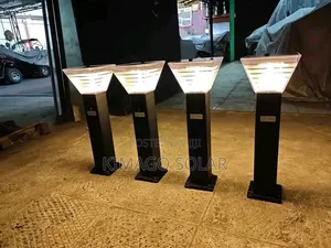 Stainless Steel Top Solar Bollard Light (60cm)