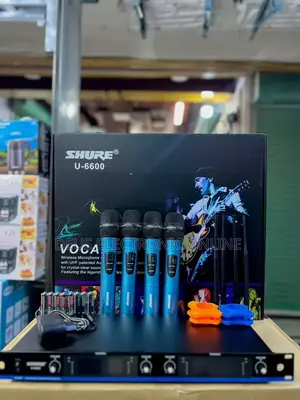 Mfumo wa Maikrofoni za Shure U-6600 Wireless (4 Maikrofoni)