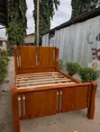 Kitanda cha Mbao Imara - King Size - 5