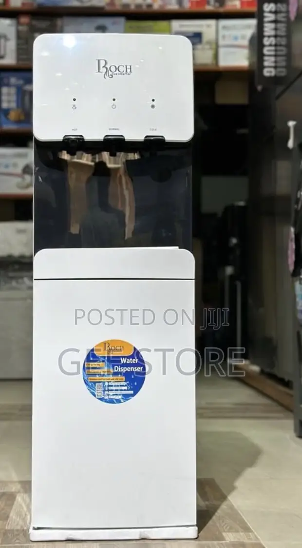 Roch Water Dispenser RWD-80R-C(W) with Fridge - 1
